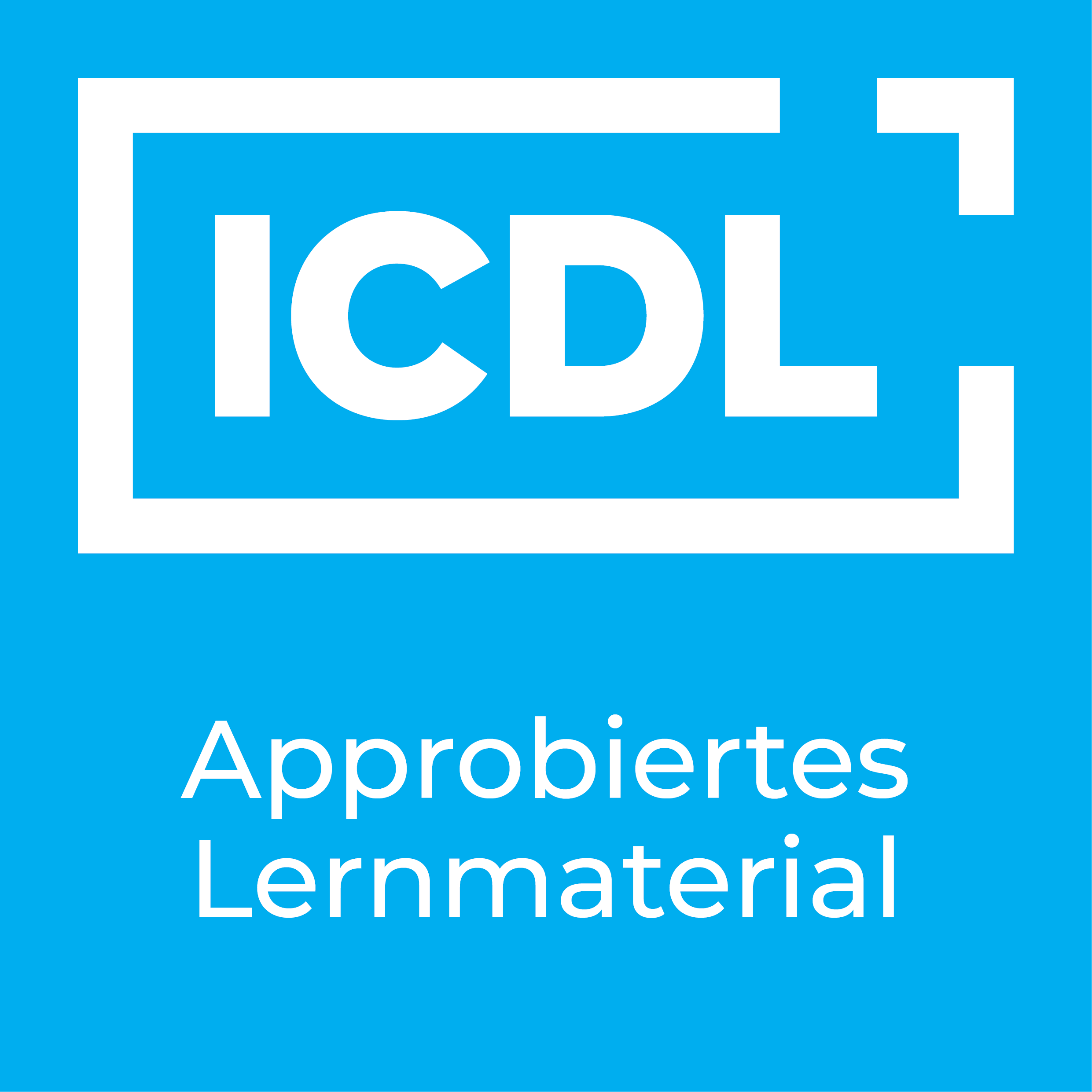 Approbiertes ICDL Lernmaterial Logo